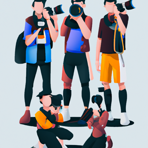 תמונה של צוות הצלמים של חברת דוקטור מגנט, מחייך ומוכן ללכוד זיכרונות